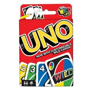 UNO Card Game with Customizable Wild Cards